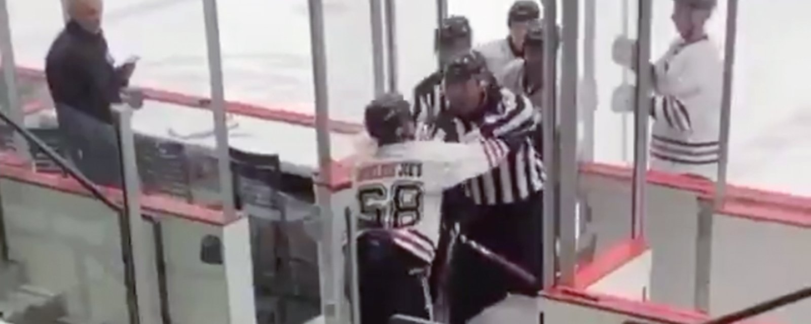 Beer leaguer gets tossed after throwing punches at the ref