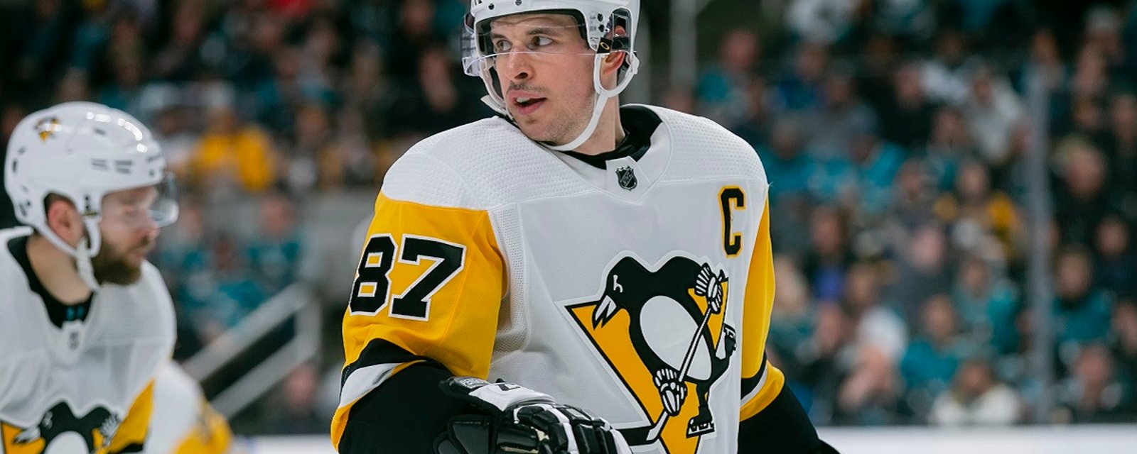 Sidney Crosby absent from practice on Sunday.