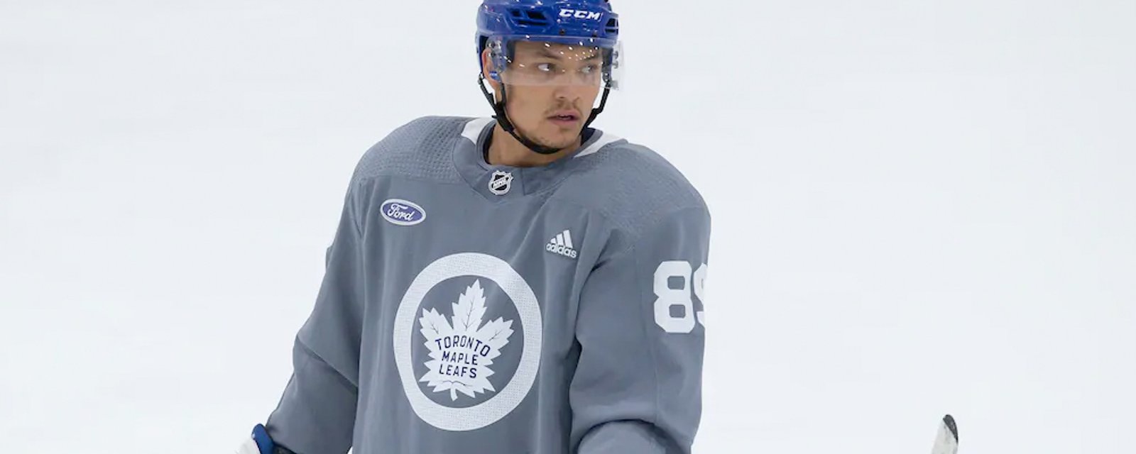 Rookie Nick Robertson gets a promotion at Leafs training camp