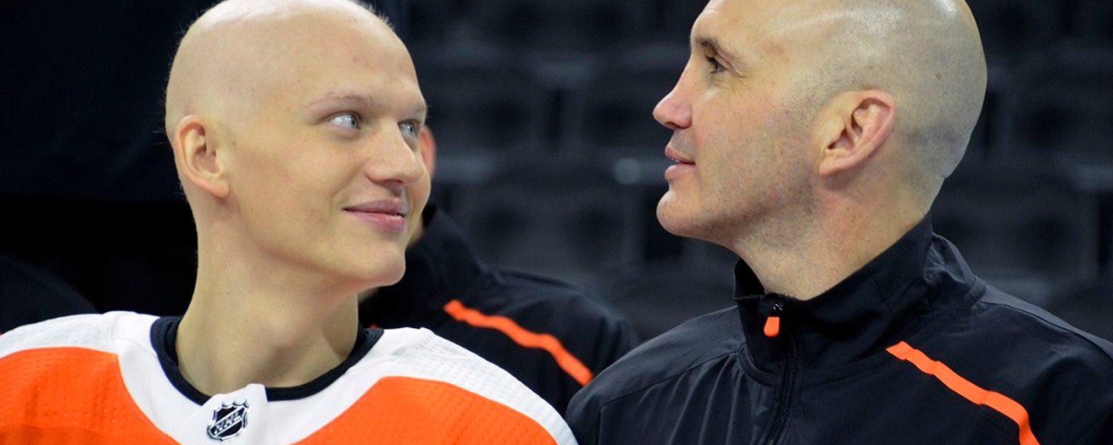 Oskar Lindblom is on the Flyers 31 man roster. 