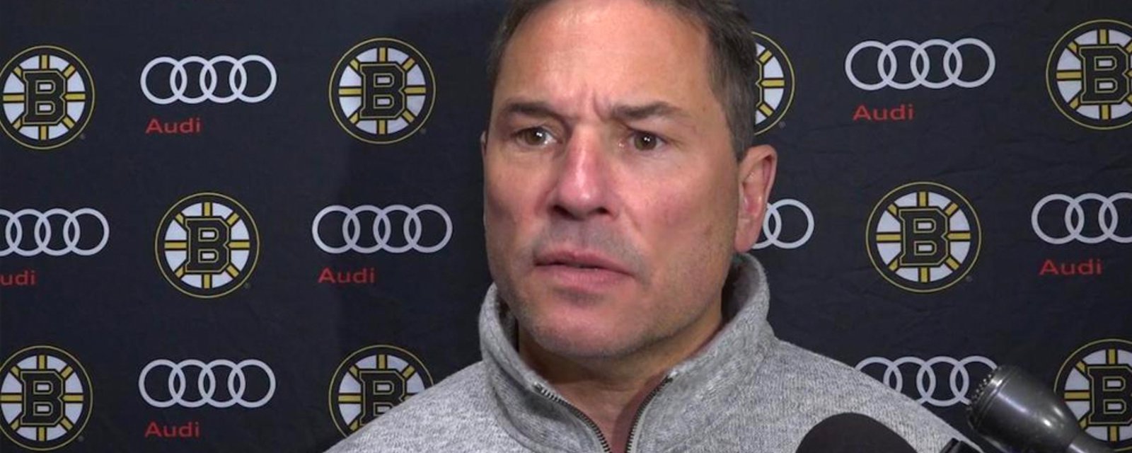 Bruins coach Bruce Cassidy takes a shot at MLB