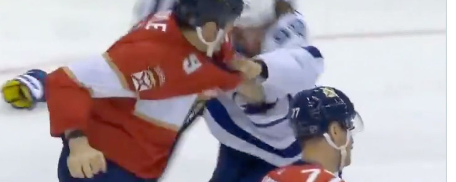 Brian Boyle drops the gloves and makes huge statement in exhibition game!