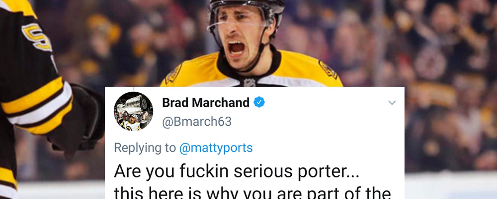 Marchand rips into media calls them out as “part of the problem” in defending teammate Tuukka Rask