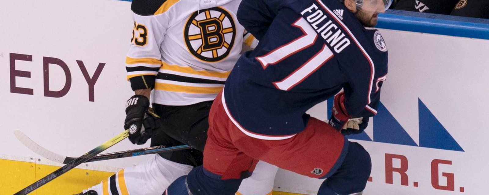 Brad Marchand injured in Bruins' exhibition game! 