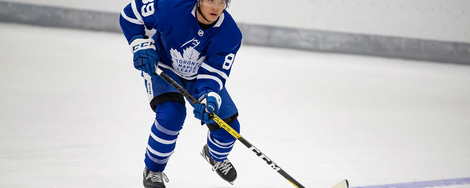 Leafs rookie set to make his NHL debut in Game 1.