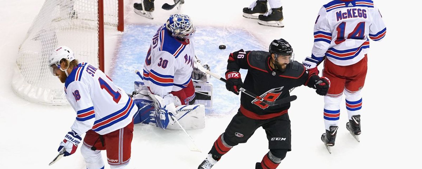 Hurricanes kick the Rangers when they’re down! 