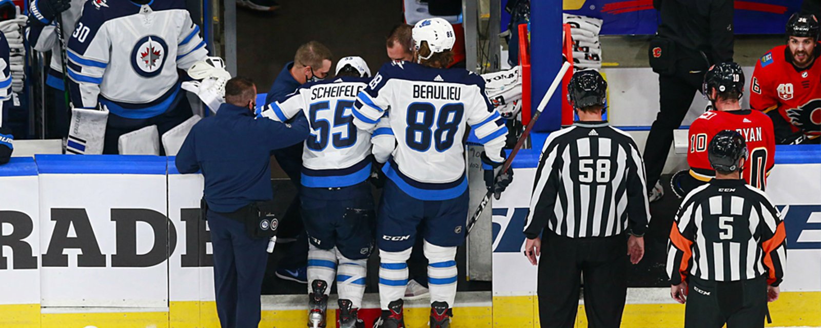 Laine and Scheifele both reveal brutal injuries after Jets eliminated by Flames