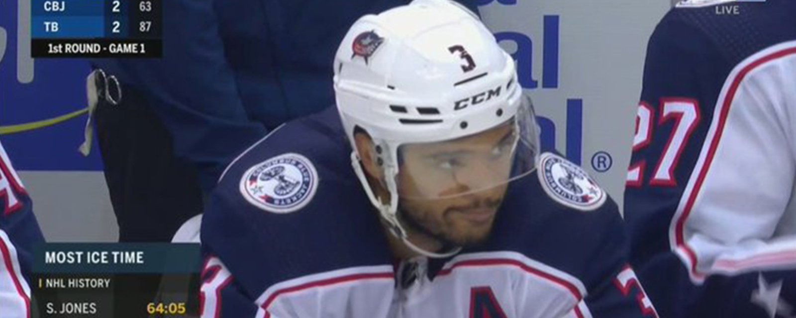 Seth Jones rips referees after non-call on Hedman in OT