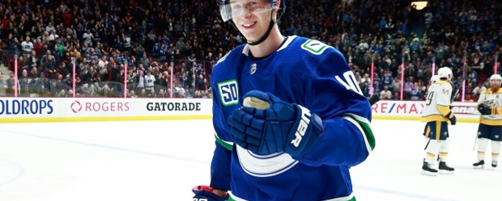 Pettersson’s next deal could reach over $10 million per season but the Canucks have yet to speak with him 