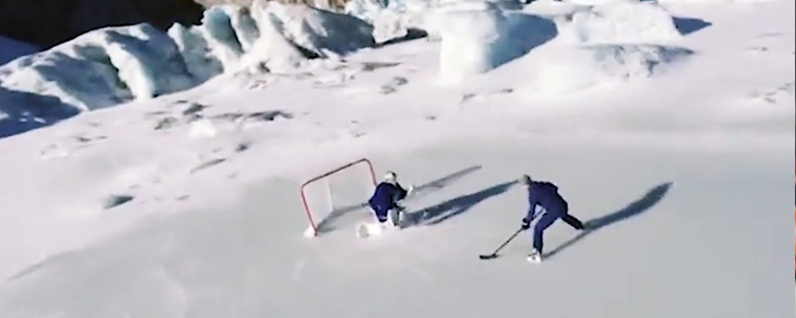 Pettersson dangles Demko with beautiful shootout move... on top of a mountain