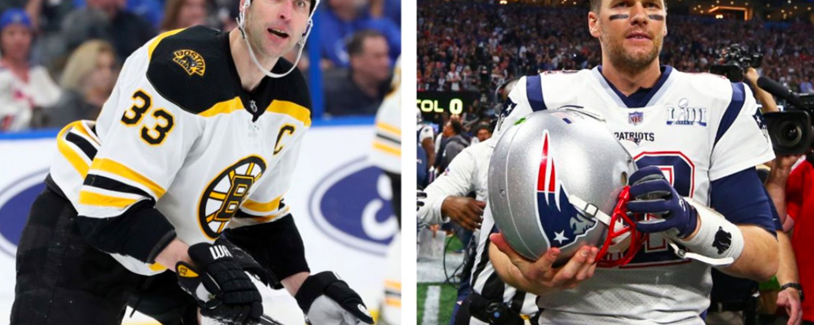 Chara admits that he consulted with Tom Brady before splitting with the Bruins