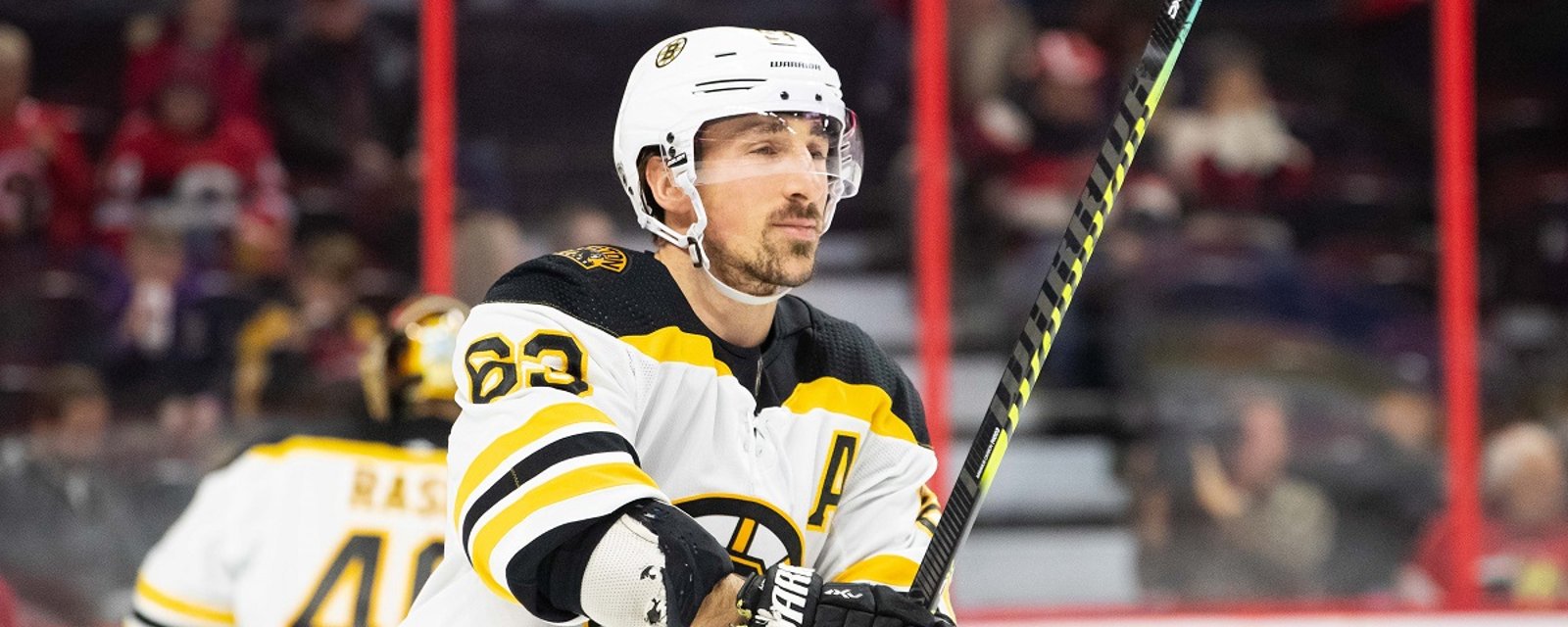 Brad Marchand gets roasted by his own team on social media.