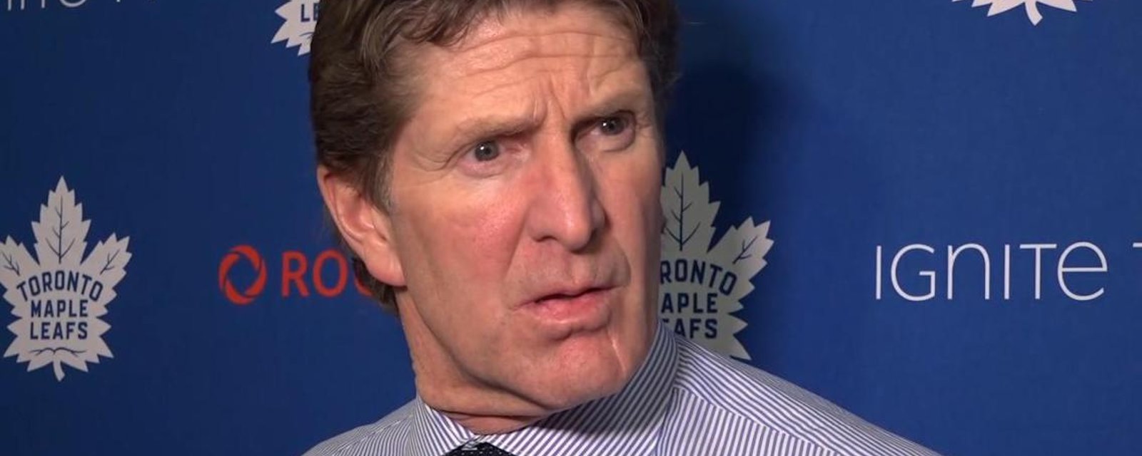 Maple Leafs caught taking Mike Babcock’s approach! 