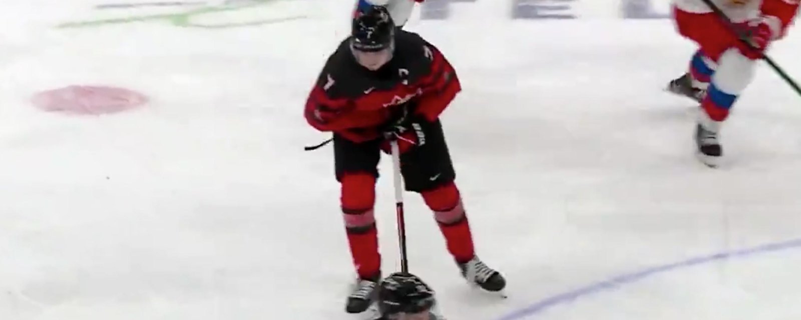 Gruesome picture of injured Team Canada’s Kirby Dach is revealed 