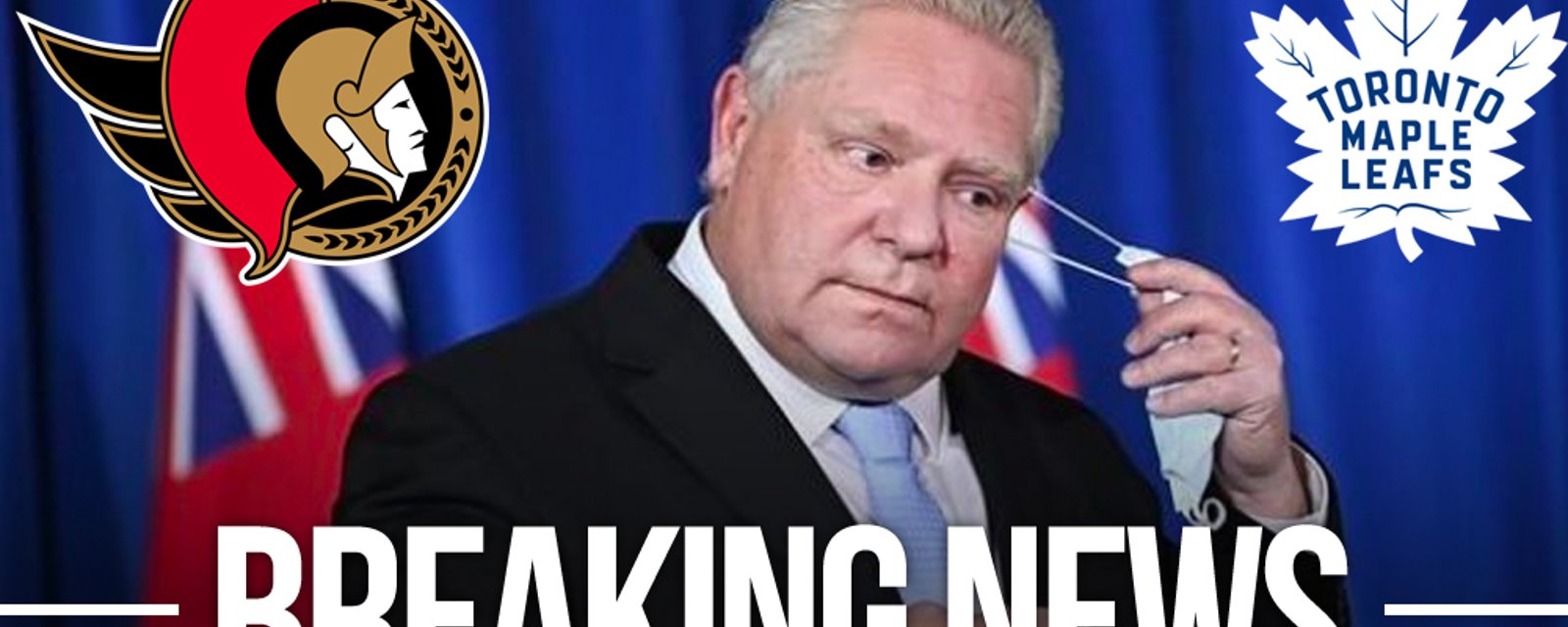 Ontario goes into lockdown, Premier Ford issues an update on Leafs and Sens