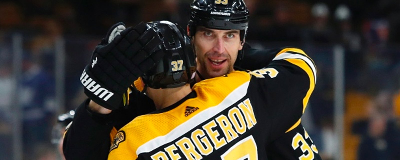 Chara personally anoints Bergeron as the Bruins’ next captain