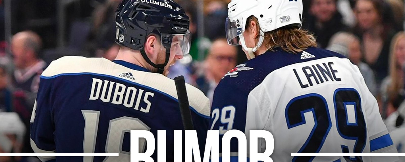 Trade rumors swirl after Laine is pulled from the lineup and Dubois is benched in the 2nd period