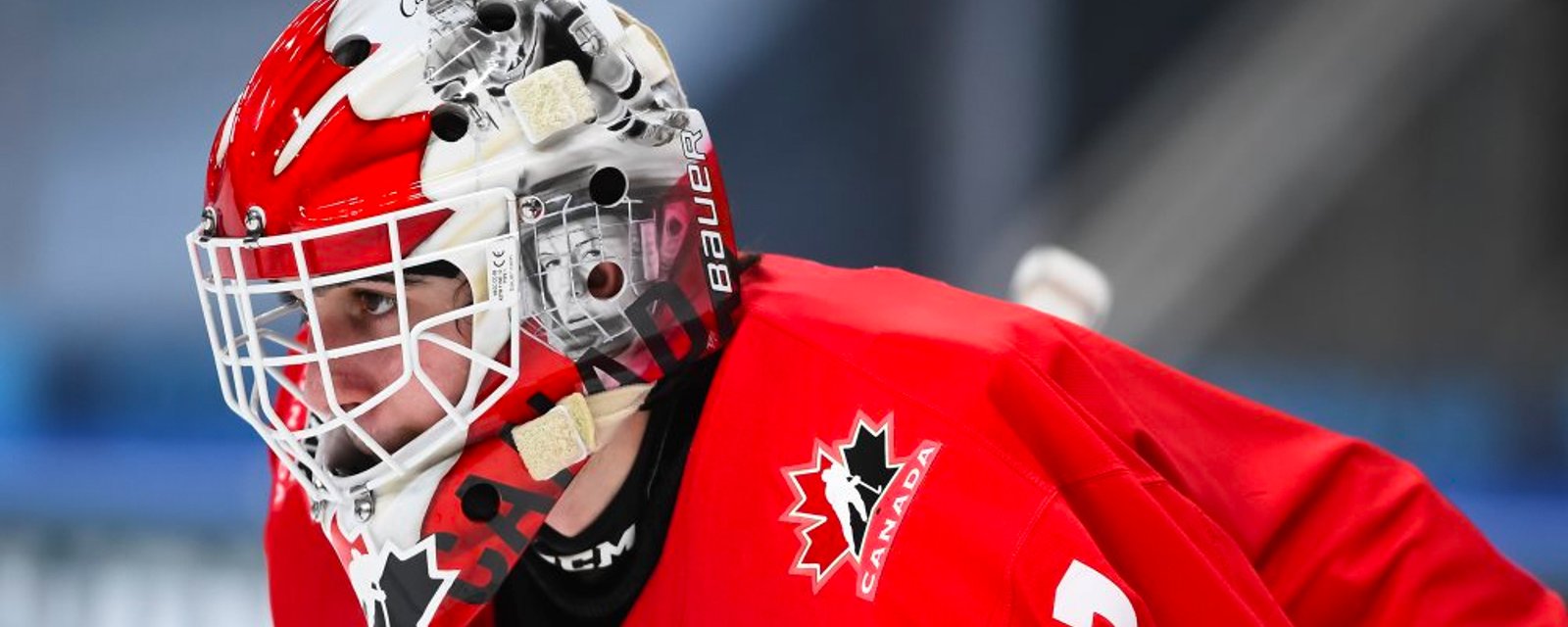Team Canada star Devon Levi played World Juniors with a broken rib