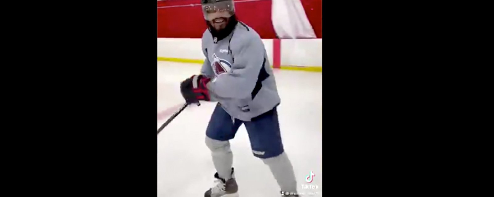 Marshawn Lynch, rebranded Shawn Gretzky, laces up the skates and hits the ice