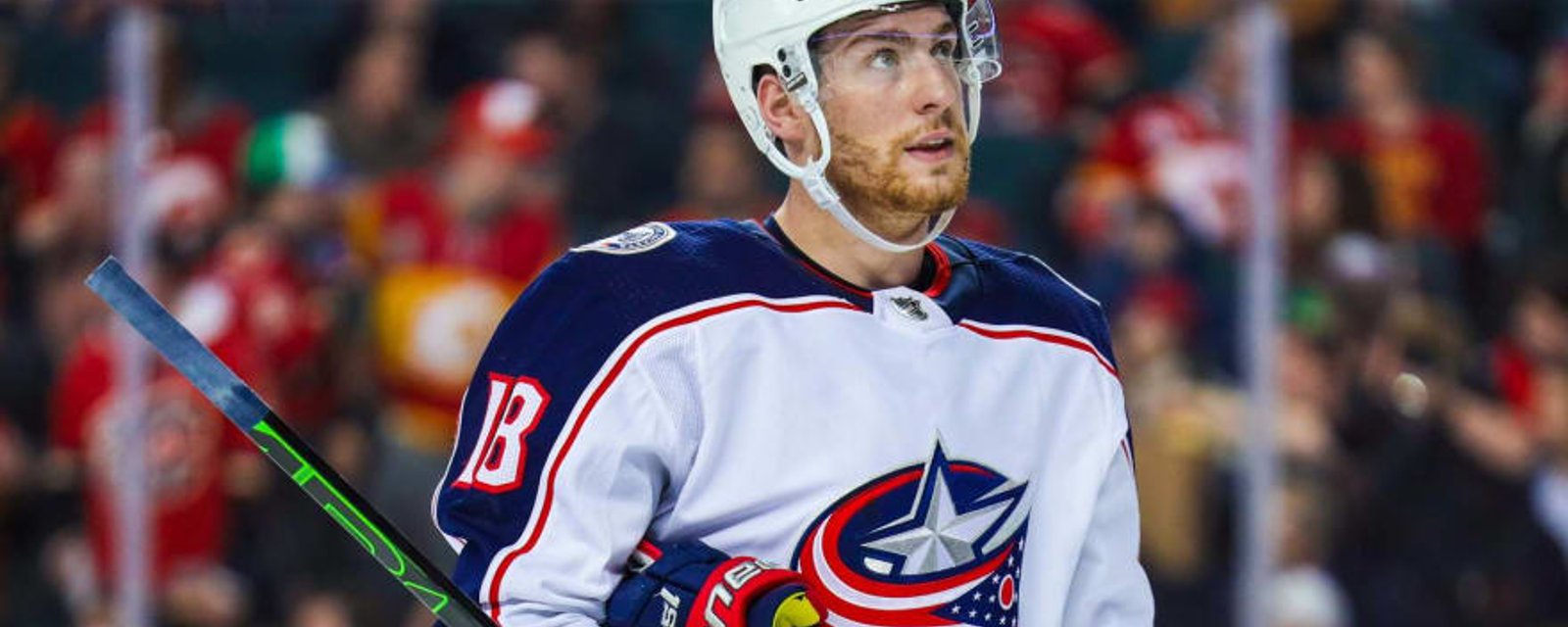 Pierre Luc Dubois sends a message to the Blue Jackets after landing in Winnipeg.