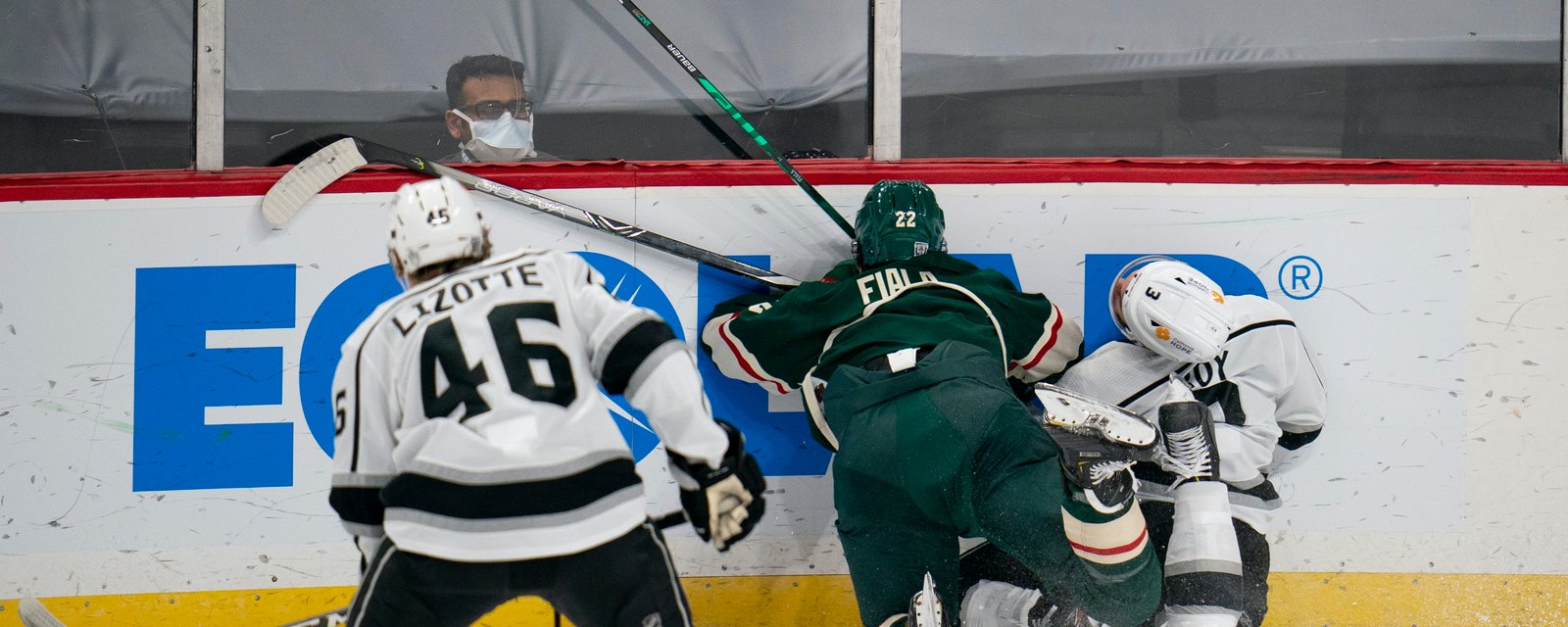 NHL suspends Kevin Fiala for dangerous hit on Matt Roy