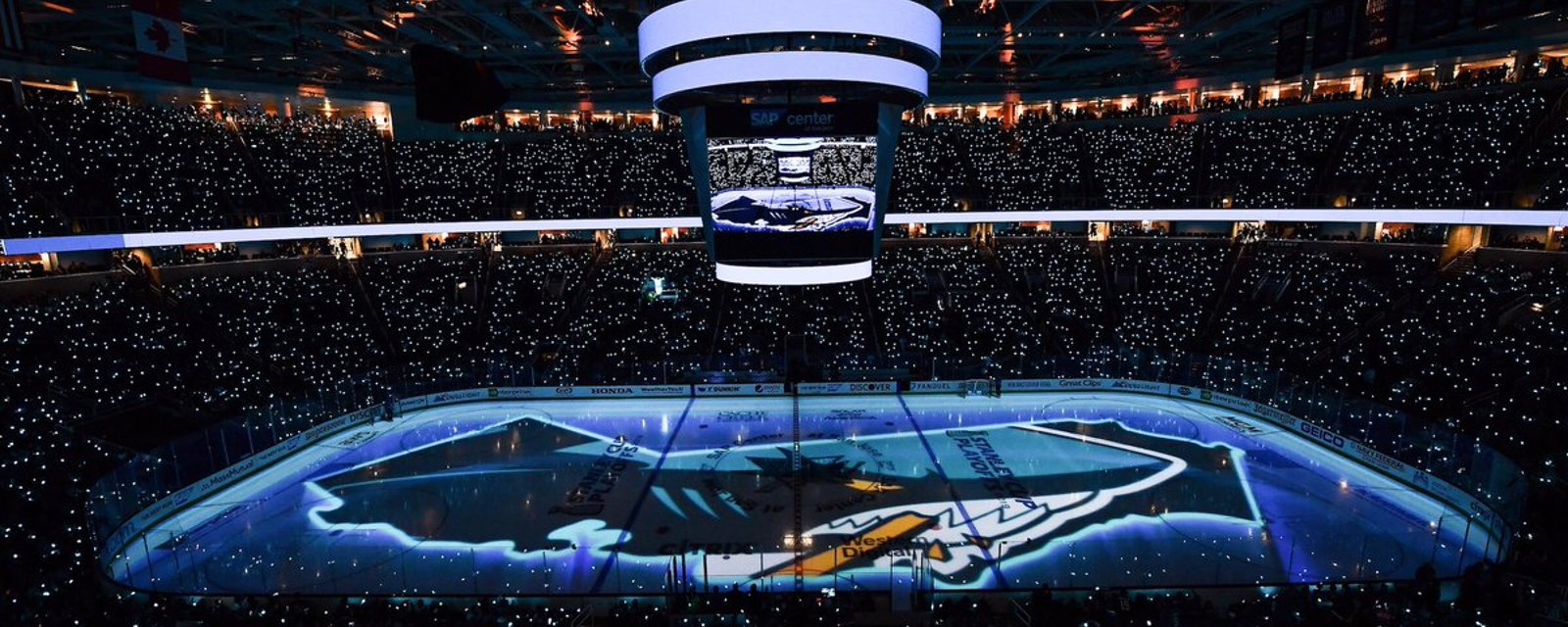 Sharks forced out of their arena for scheduled home opener 