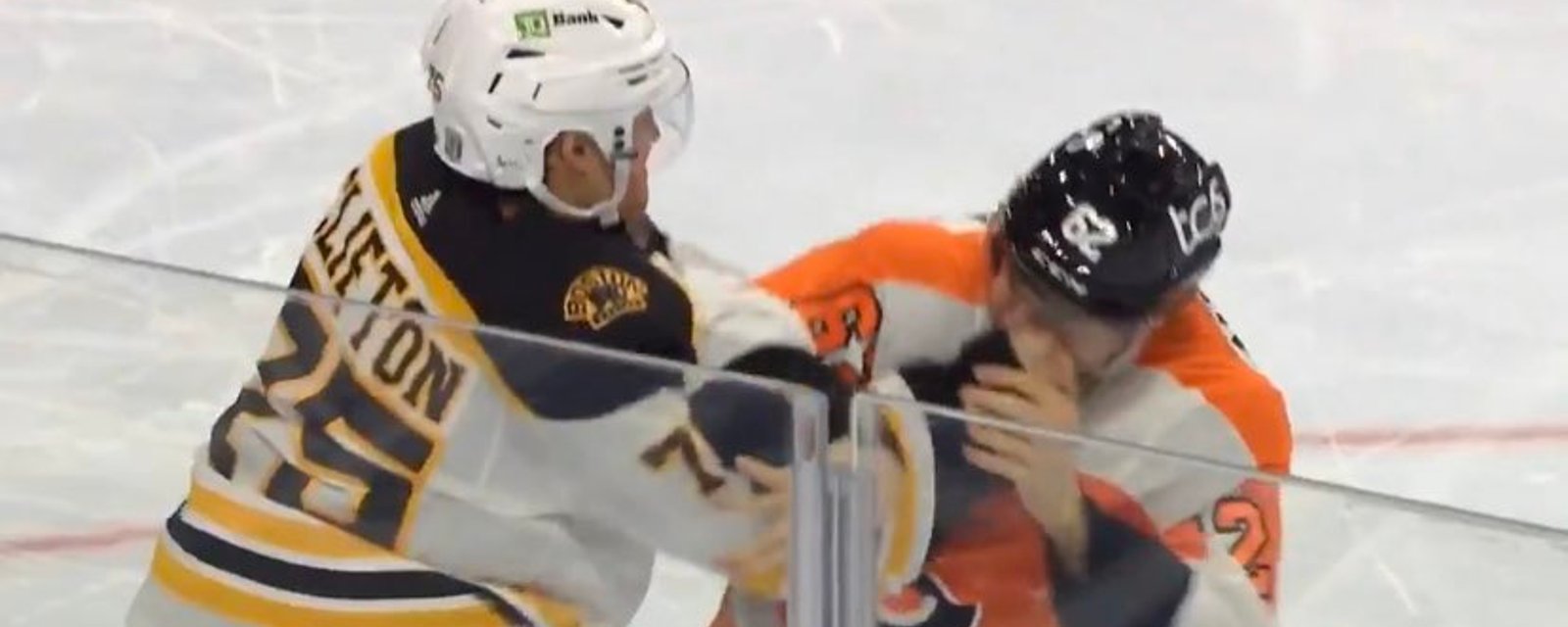 Bruins’ Clifton feeding some lunch with heavy blows to Aube-Kubel