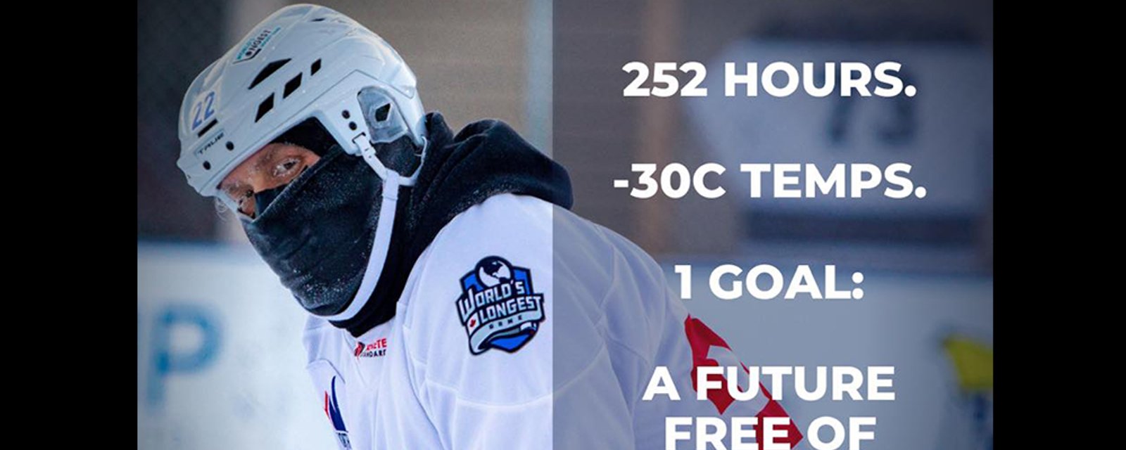 World's longest hockey game is currently happening in Edmonton despite -47°C temperatures