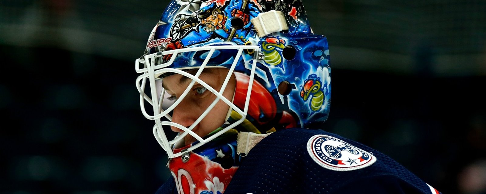 Blue Jackets goalie Elvis Merzlikins out with a significant injury.