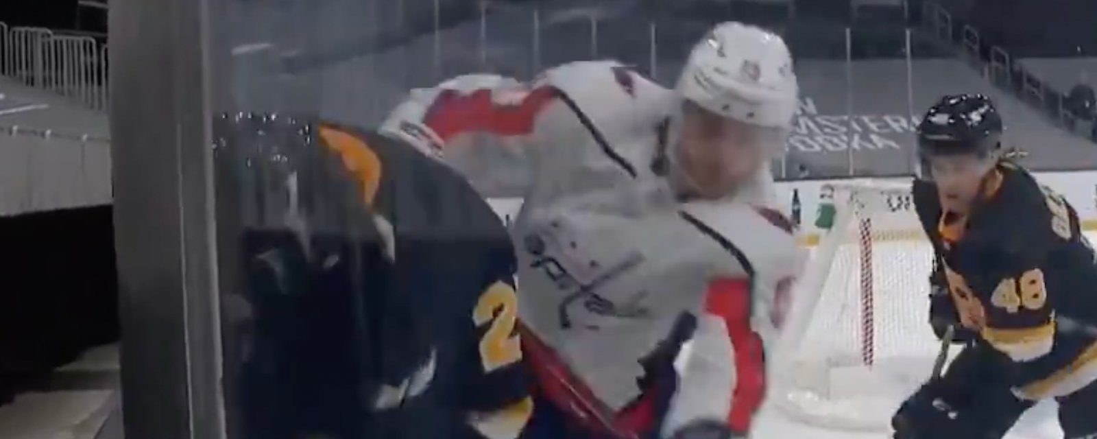 Tom Wilson gives Brandon Carlo an ugly concussion with brutal hit to the head 