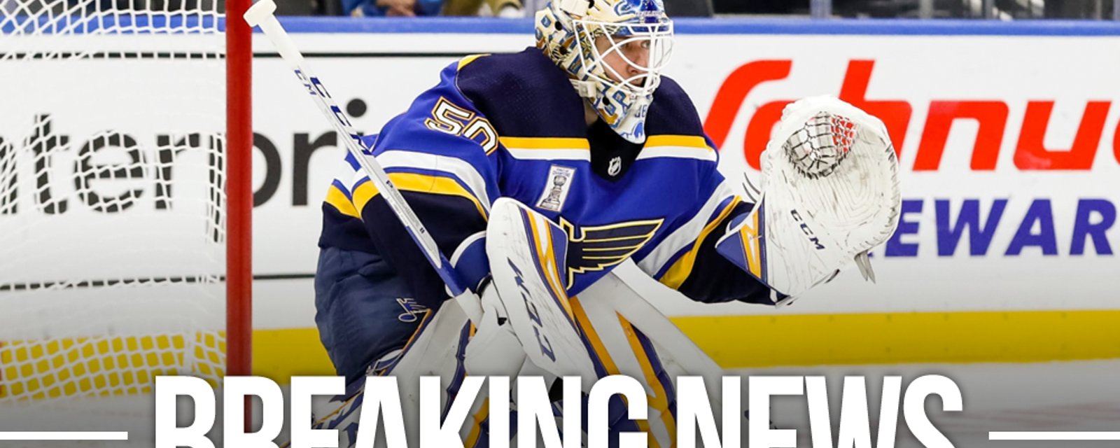 Binnington and Blues reportedly sign long-term, big money contract