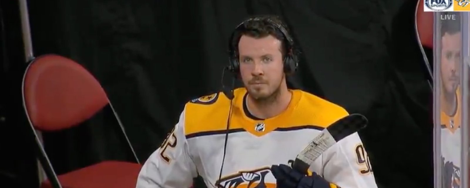 Ryan Johansen is terribly pissed off in interview as Preds’ season gets worse