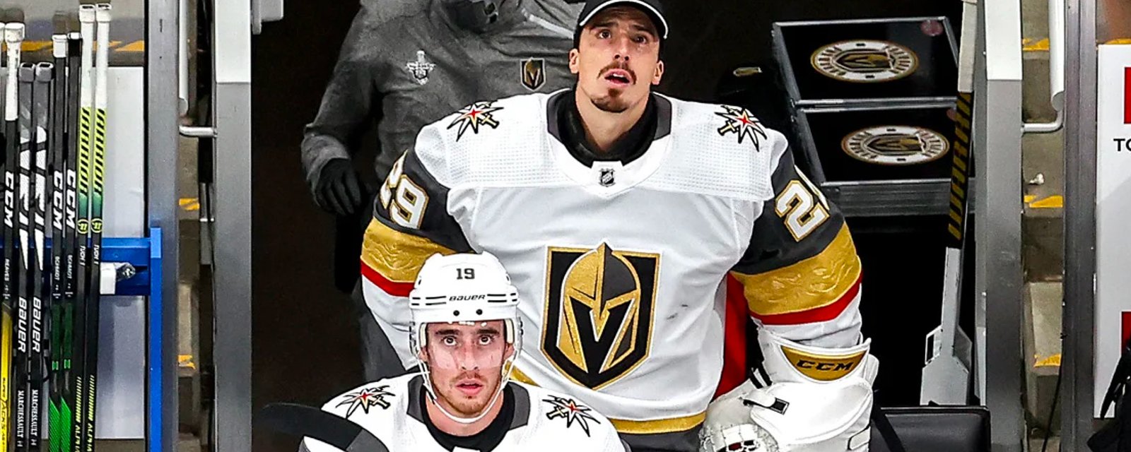 Marc-Andre Fleury shockingly returns to team after being placed on protocol list yesterday! 