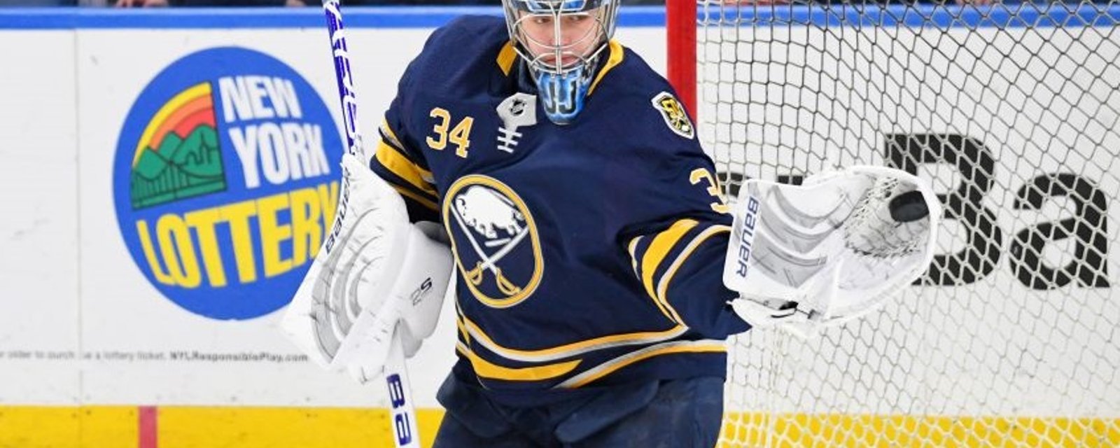 The Sabres have traded  goaltender Jonas Johansson.