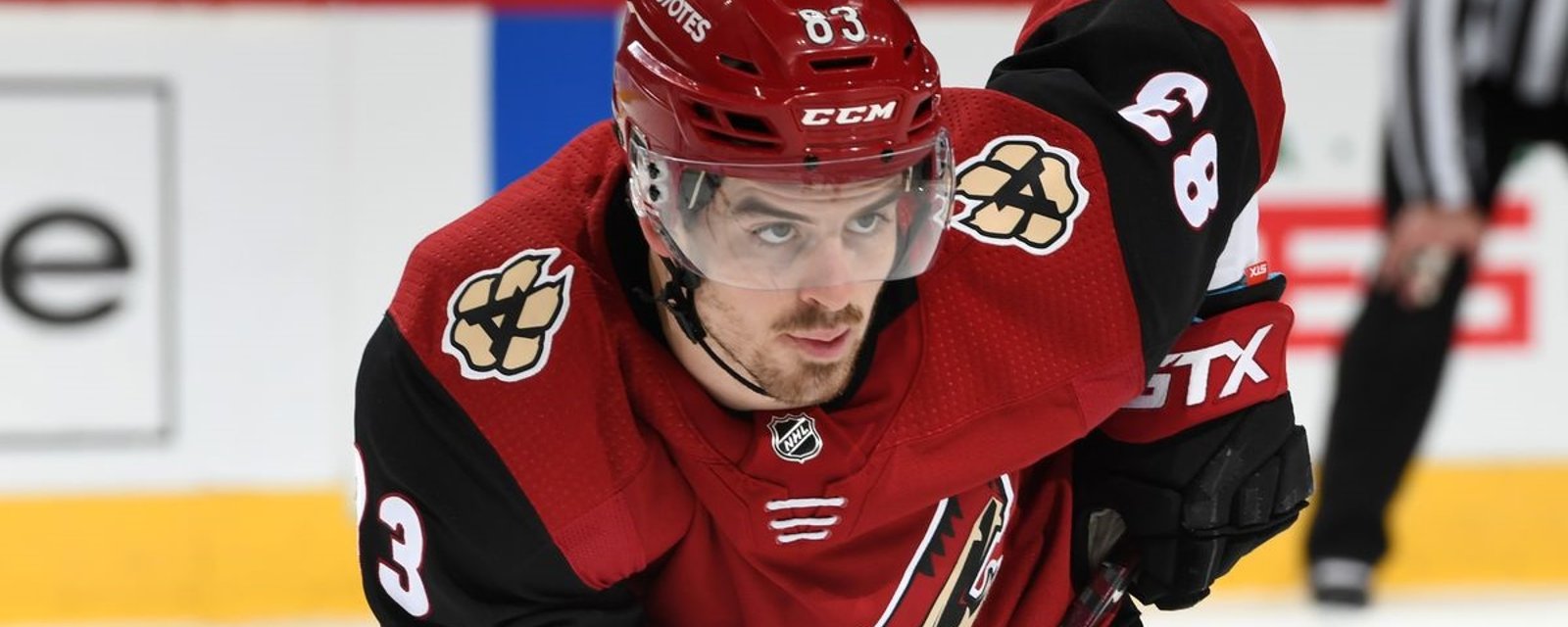 Conor Garland is on the trading block.
