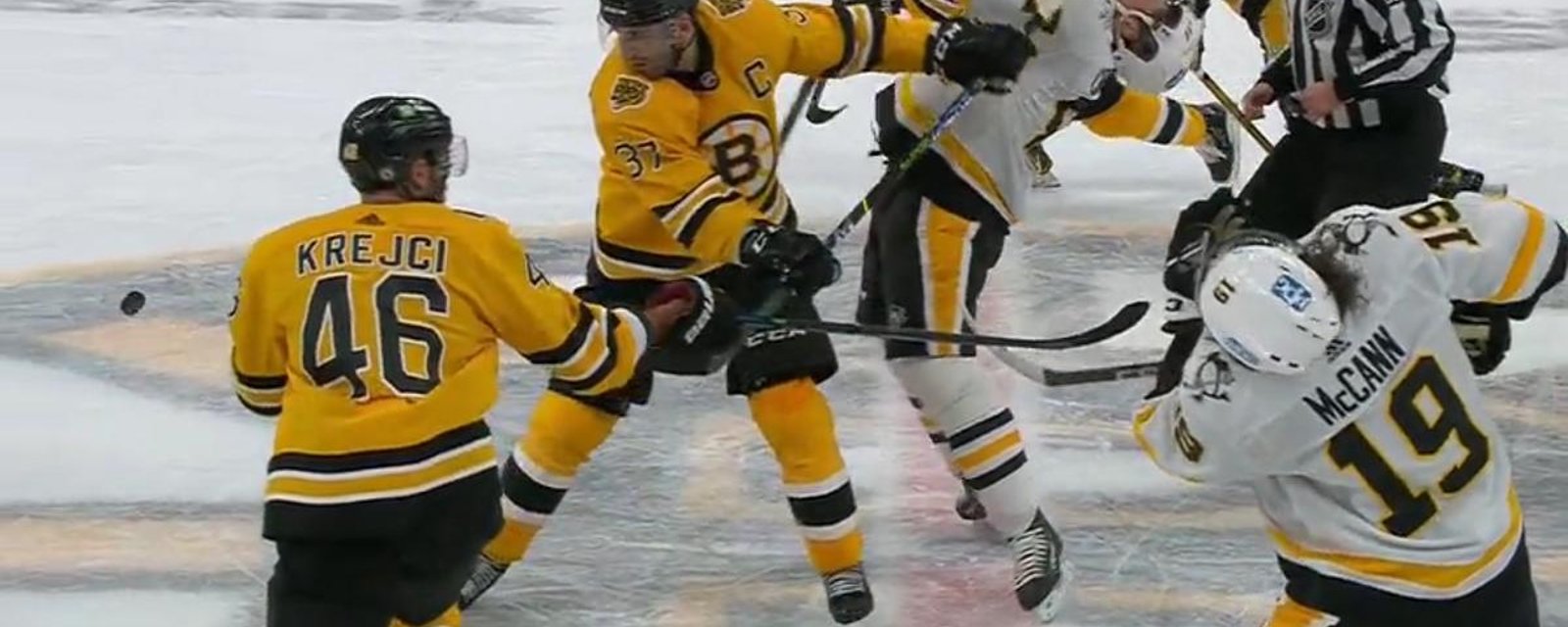 Crosby under fire after NBA-style flop against the Bruins.