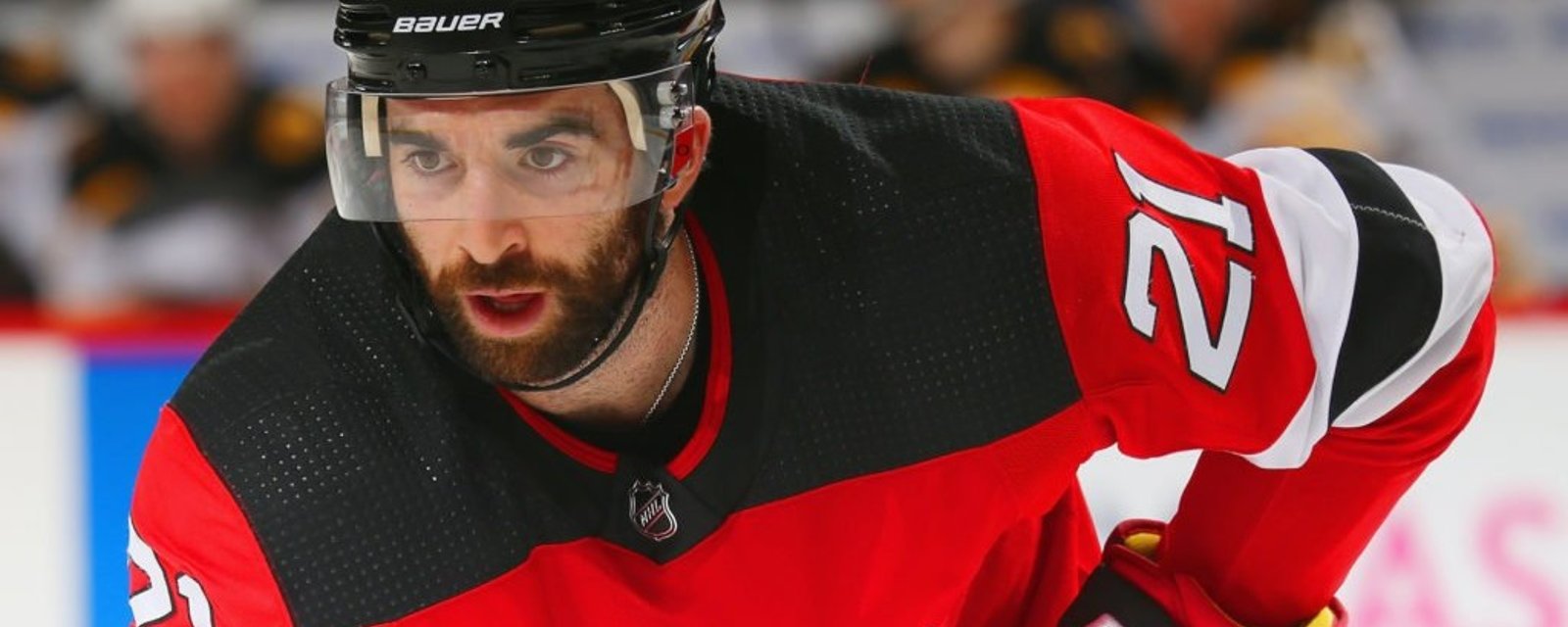 Devils hold Kyle Palmieri out of the lineup as trade rumors swirl.