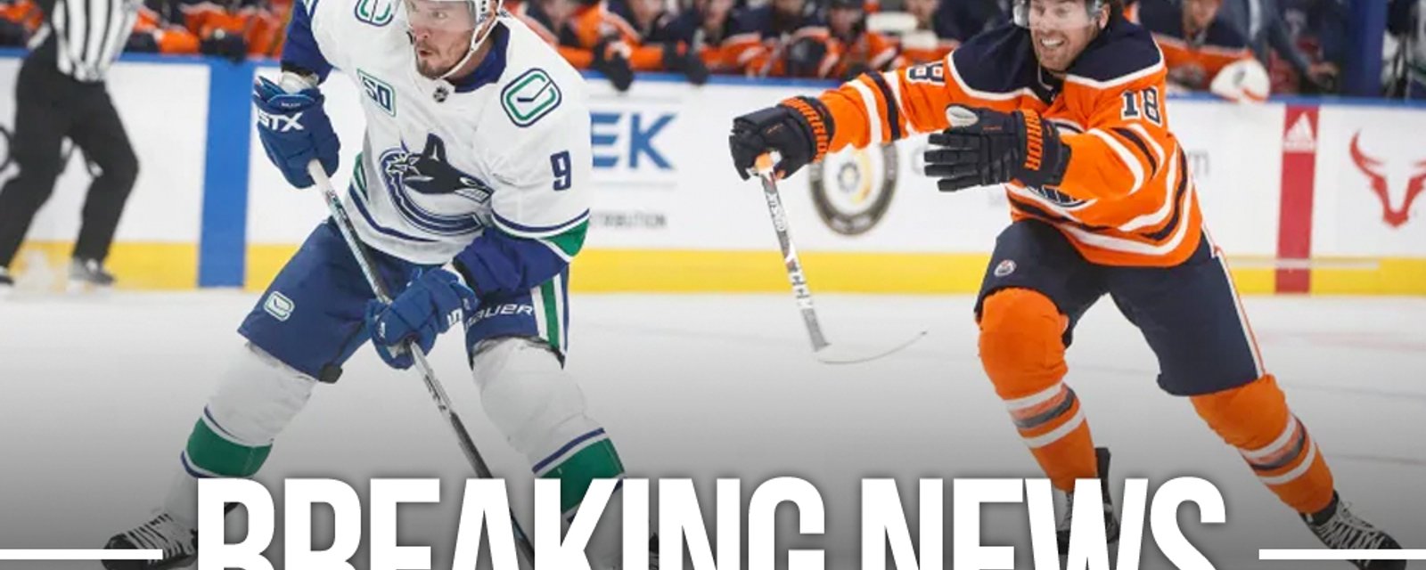 Tomorrow's Canucks vs Oilers game officially postponed