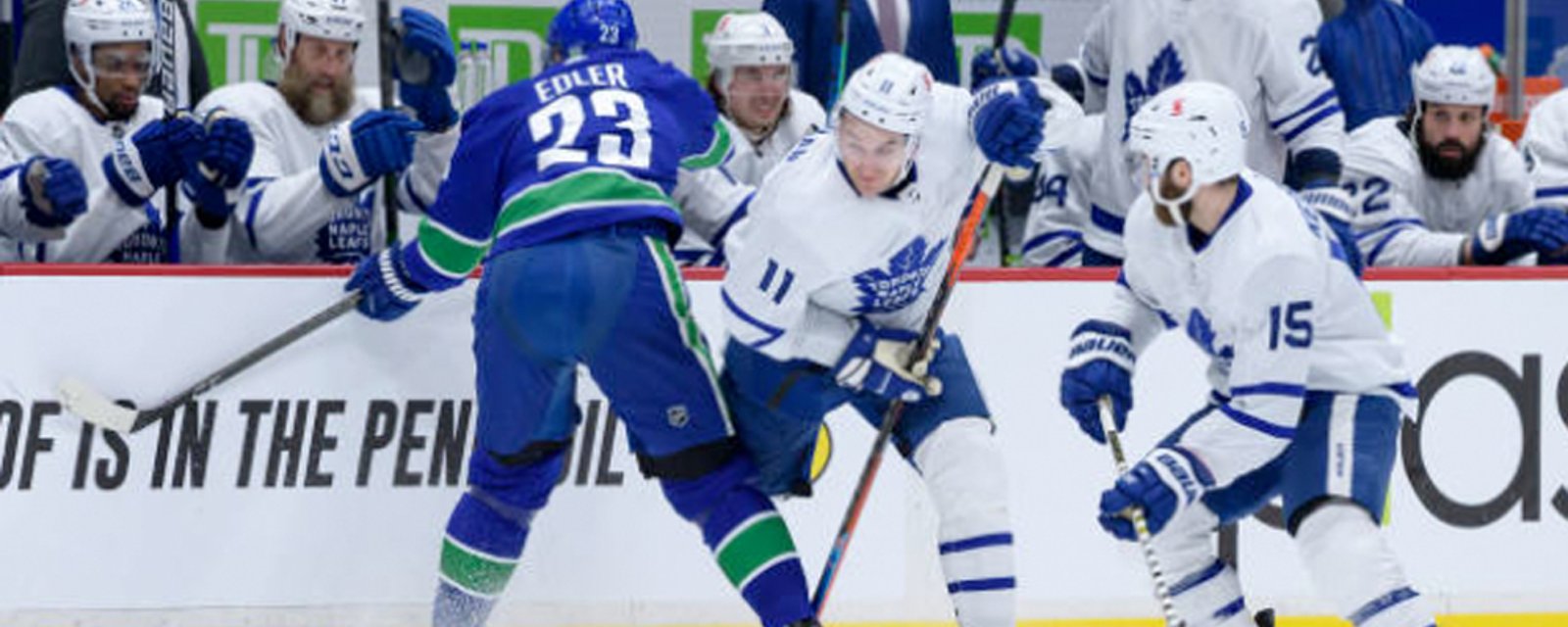Alex Edler called by NHL Player Safety after kneeing Zach Hyman 
