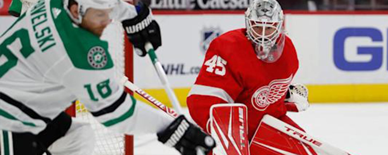 Dallas Stars hold shocking lead in shots on goal over Detroit Red Wings midway through 2nd period 