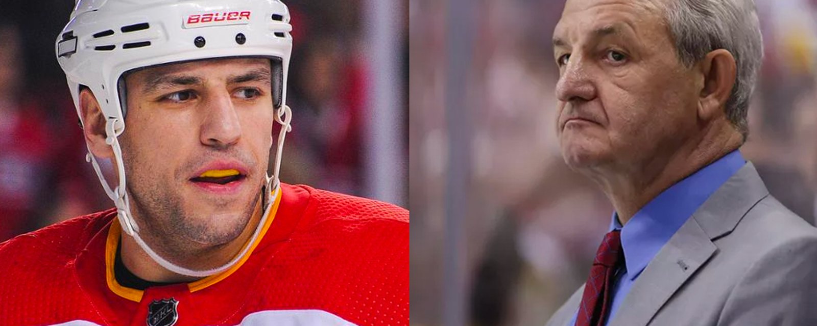 Milan Lucic and coach Darryl Sutter have had enough! 