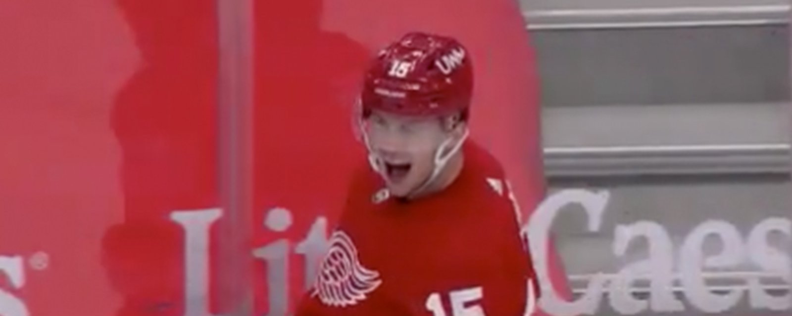 Vrana dazzles with a hat trick in just his 4th game with the Red Wings