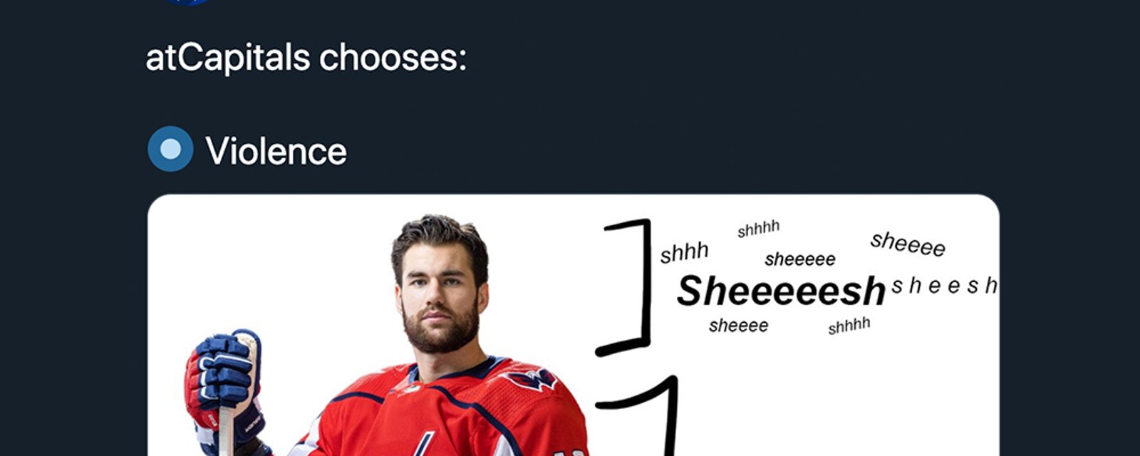Capitals social media team trends worldwide after ridiculous post in support of Tom Wilson