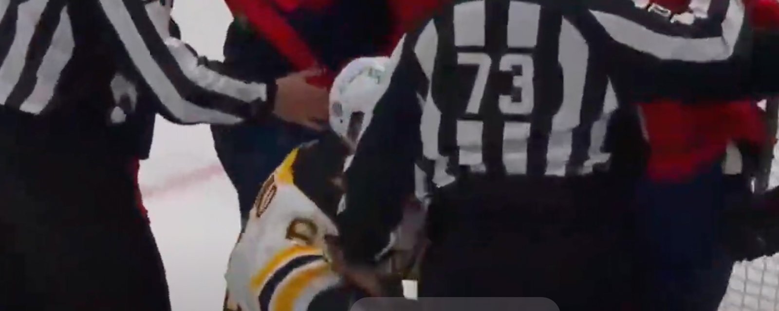 Caught on tape: Marchand punches Caps’ Dillion right in the nuts! 