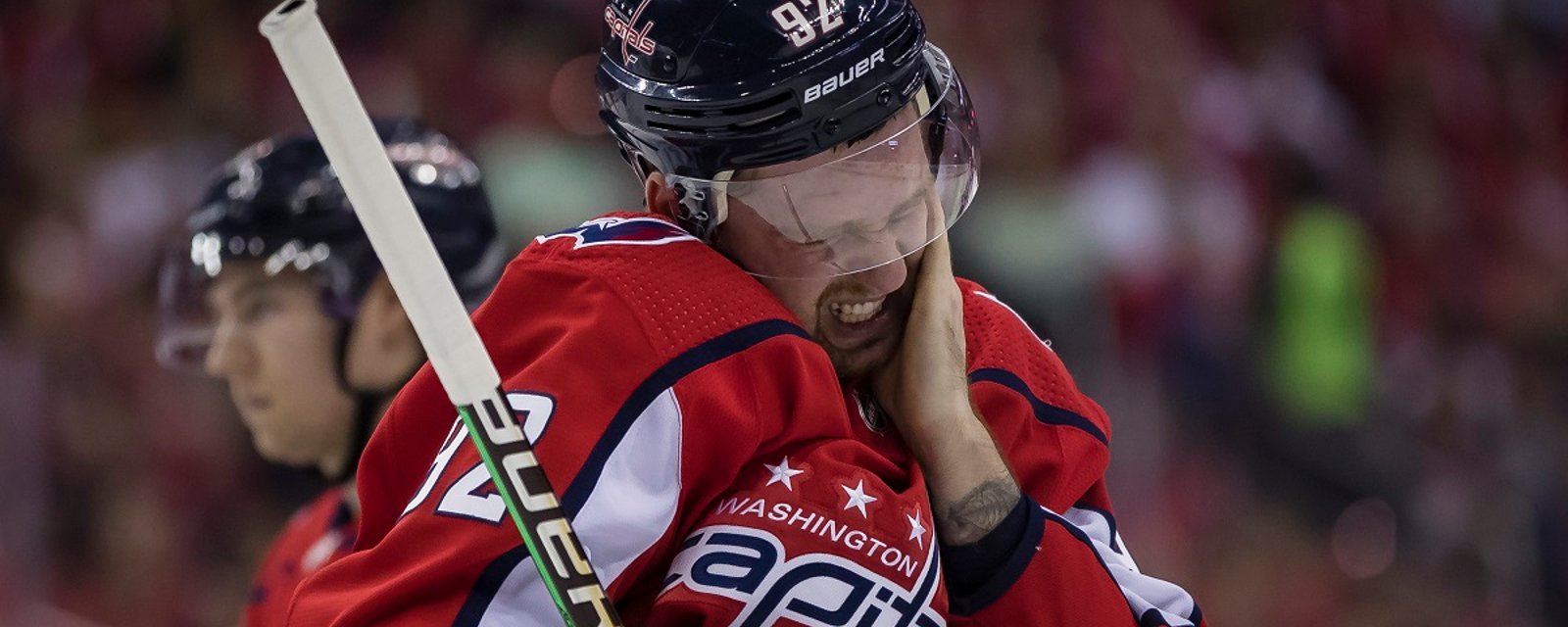 A Capitals player has tested positive for COVID-19.