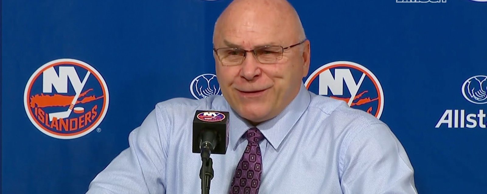 Barry Trotz toys with the Boston media ahead of Game 2