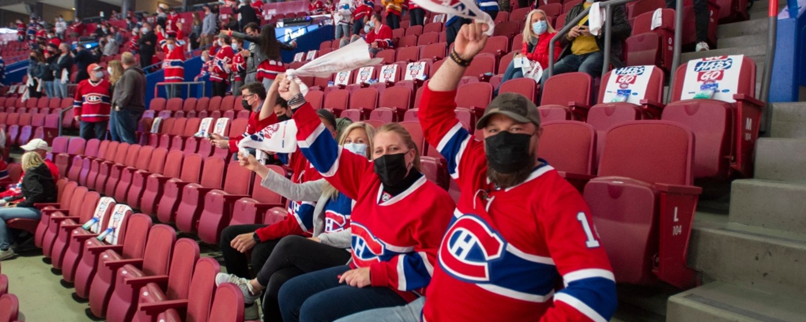 More fans are allowed for Canadiens' home games in Montreal! 