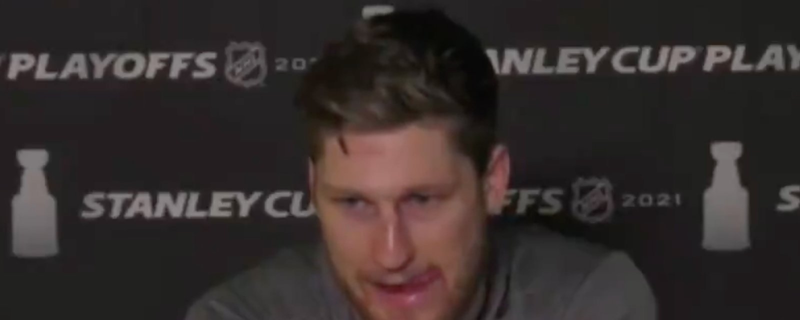 MacKinnon on edge during press conference: shuts down dumbest question ever! 