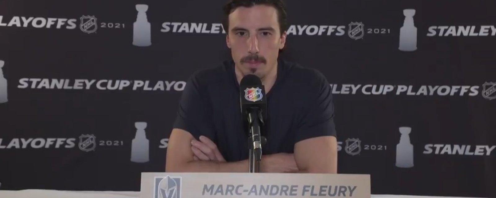 Fleury breaks his silence after his Game 3 gaffe.