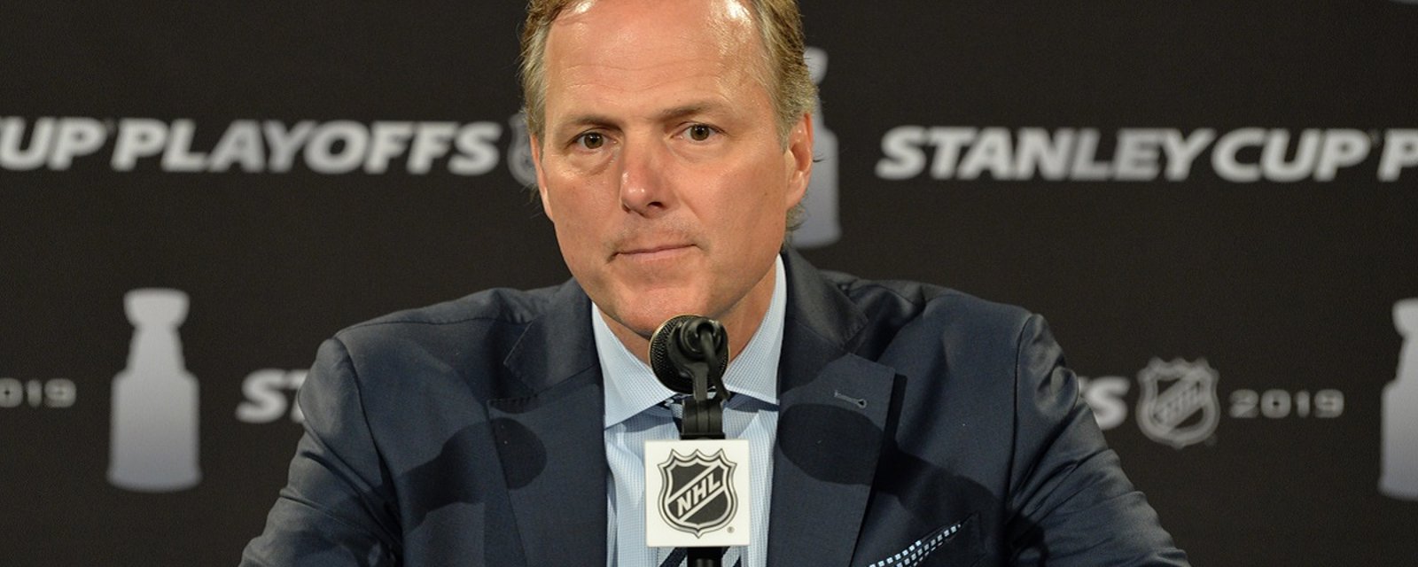 Jon Cooper calls for more fans at the Bell Center.
